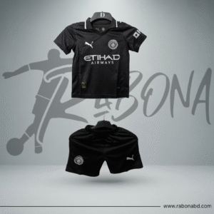 Manchester City Away Kit 2025/26 (Kids Jersey Set)