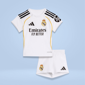 Real Madrid Home Kit 2025/26 (Kids Jersey Set)