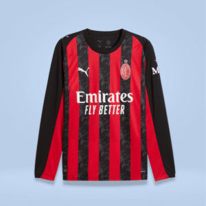 AC Milan Home Kit 2025/26 Full Sleeve - (Player Edition)