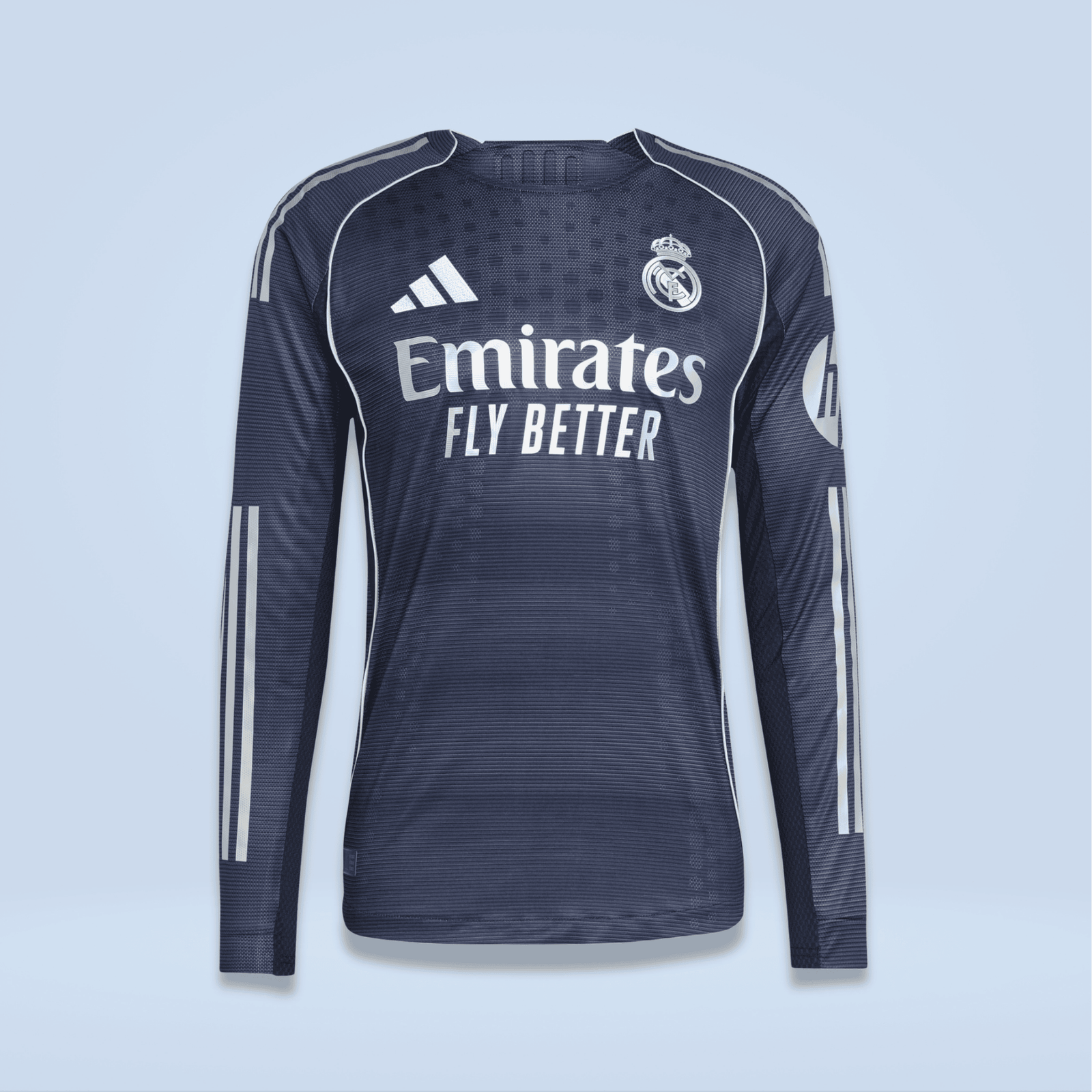 Real Madrid Away Kit 2025/26 Full Sleeve – (Player Edition)